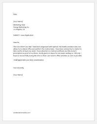 Writing a leave application is a good way for requesting leave at work. 10 Leave Application Letters For All Situations Word Excel Templates