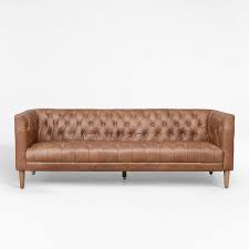 Find a great collection of leather sofas, couches & loveseats at costco. Rollins Chocolate Leather Sofa Reviews Crate And Barrel
