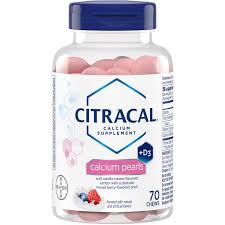 More than 41% of americans are vitamin d deficient, which means nearly half the country's population is not absorbing calcium as well as they. Citracal Calcium Pearls Calcium And Vitamin D3 Supplement To Support Bone Health 70 Chewable Pearls Walmart Com Walmart Com