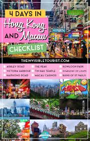 4 Day Hong Kong Itinerary Complete Guide Macau Day Trip The Invisible Tourist Macau Travel Hong Kong Itinerary Hong Kong Travel