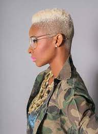 There are so many different hairstyles for the top 43+ short hairstyle ideas you should try. Blonde Dyed Short Hair Black Women Black Women Hairstyles Short Hair Styles Short Hair Black
