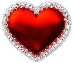 Bright Red Heart With Lace Png Picture Heart Printable Colorful Heart Heart Wallpaper