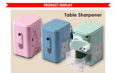 Foska Cute Cartoon Flamingo and Little Bear Pencil Sharpener