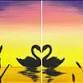 Swan Silhouette - SET