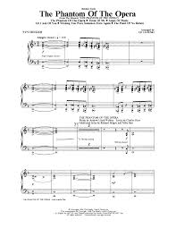 The Phantom Of The Opera Medley Arr Ed Lojeski Synthesizer Sheet Music To Download