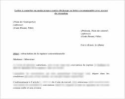 Il faut envoyer la lettre de notification de licenciement par lettre recommandée avec avis de réception. Avenant N Au Contrat De Travail Pajemploi Telephones