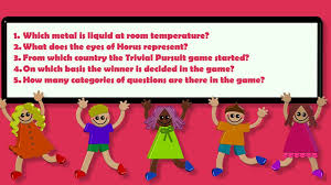 Please, try to prove me wrong i dare you. 80 Trivial Pursuit Questions For Kids Amazing Things