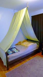 Canopy beds for kids and adults are mysterious and comfortable. Diy Bed Tent Bed Tent Tent Over Bed Diy Bed Tent