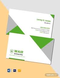 Student business cards by vistaprint help you stand out amongst your peers. 11 Student Business Card Templates Psd Ai Apple Pages Publisher Word Free Premium Templates