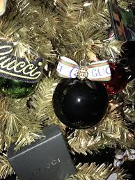 Gucci Christmas Tree Designer Luxury Christmas I Created For A Friend Designer Christmas Ornamen Christmas Ornaments Christmas Bulbs Christmas Tree Ornaments