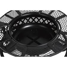 This listing is for our 48 elliptical pit on the current base of your choice, a matched snuffer lid for when the. Backyard Creations 47 Roadhouse Steel Fire Pit At Menards