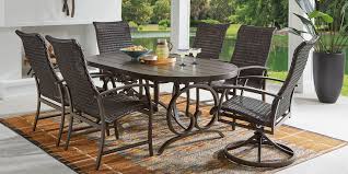 These include the chairs, some of which come in four or six pieces and one large dining. Wicker 7 Piece Patio Dining Sets