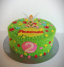 Multi layer cake size chart; Cakevilla Tinkerbell Cake In Buttercream Cakevilla