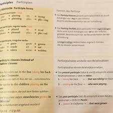 Lerne und übe die bildung und verwendung vom past perfect simple. Past Present Participle Schule Englisch