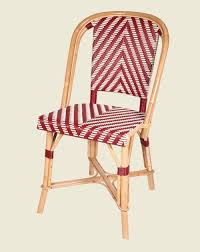 Fouquet S N Ruby Red Ivory Chaise Rotin Rouge Rubis Meubles De Patio