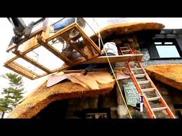 They burn slowly, like a closed book and if installed properly they offer it was added to an existing structure that has a thatched roof and a modern and cozy design and it mimics that look by subscribe to our newsletter and youtube. Building A Thatched Roof House Youtube