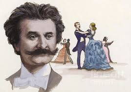 Johann Strauss The Younger Face Mask by Ralph Bruce