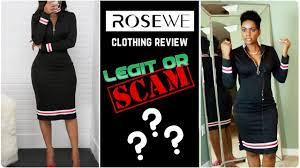 Maybe you would like to learn more about one of these? Rosewe Clothing Review Is It A Scam Leann Dubois Youtube