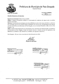 Preleitura do MunicIpio de Pato Bragado aflrNtr Id