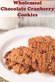 Wholemeal Chocolate Cranberry Cookies Recipe Healthy Desserts Easy Healthy Dessert Recipes Easy Quick Healthy Desserts