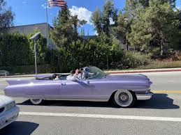 Check spelling or type a new query. Kendall Jenner In Her Purple 1960 Cadillac Eldorado Convertible Driving Out In Los Angeles 03 18 2020 Hawtcelebs