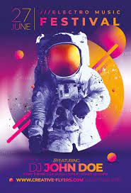 Feel free to download and customize the flyer right now. Music Festival Flyer Psd Photoshop Template Creativeflyers Music Poster Design Electro Music Festival Flyer