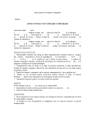 Model antecontract vanzare cumparare imobil noul cod civil leileralisde s diary. Antecontract De Vanzare Cumparare Pdf