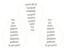 Fruits Of Spirit Craft Strips These Go With The Other Template With Pear Image I Printed Childrens Church Lessons Bible Lessons For Kids Fruit Of The Spirit