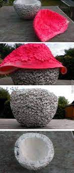 Pin By Massiel Karina On Knutselen Concrete Crafts Cement Garden Garden Art Diy