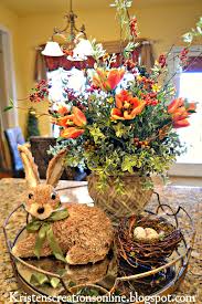 Spring On The Kitchen Island Spring Easter Decor Easter Centerpieces Easter Spring