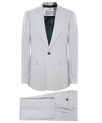 Shop with afterpay on eligible items. Vivienne Westwood Grey Virgin Wool Pinstripe James Suit Jules B