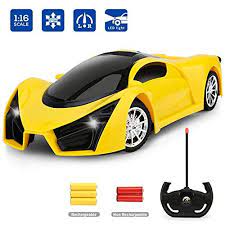 remote control car rc car for kids and boys with cool led lights 2 4ghz 1 16 scale model racing car toys electric sport yogamozart remote control cars toys remote control cars toy car