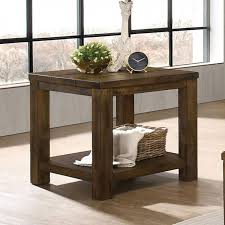 Mercury row® bucher block coffee table w/ storagewood in brown, size 19.0 h x 36.0 w x 36.0 d in | wayfair 464328f3ea414969b10ec62286a0c0b6 Furniture Of America Occasional Tables Spring Cm4910c Coffee Table Coffee Tables From Ximena S Furniture