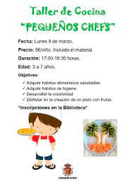 En el británico estudia inglés y aprende con actividades interactivas y comunicativas en inglés. Talleres Para Ninos De Cocina Y Psicomotricidad Ayuntamiento De Huete