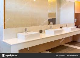 modern wash basin sink counter mirror