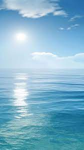 Bright Sunny Scene Over Ocean Iphone 5s Wallpaper Download Iphone Wallpapers Ipad Wallpapers One Stop Download Ocean Wallpaper Ocean Scenes Beach Landscape