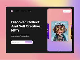 Nft Landing Page In 2021 Landing Page App Design Web Design