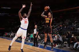The new york knicks and atlanta hawks were two of the league's three most improved teams. Albd6bbbuzjtam