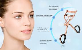 Shiseido eyelash curler etude house dr. Amazon Com Amtok Eyelash Curler With Refill Pad Lash Curlers Tool Get Big Bold Curled Lashes Rose Gold Beauty