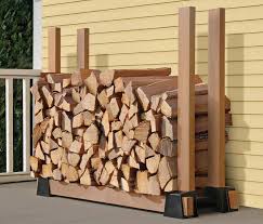 A roof will prevent your wood from getting wet if you plan on keeping your rack outside. 9 Super Easy Diy Outdoor Firewood Racks The Garden Glove