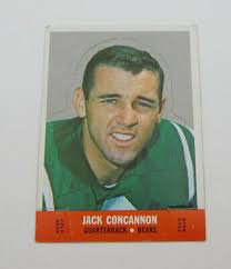 1968 Topps Stand Up Football Card #3 Jack Coccannon-Chicago Bears
