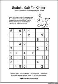 Maybe you would like to learn more about one of these? Kinder Sudoku Zum Ausdrucken Mit Losung