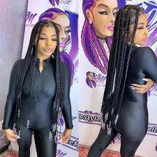 Blackbraidedhairstyles In 2020 Two Braids Hairstyle Black Women Two Braid Hairstyles Plaits Hairstyles