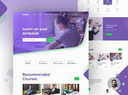 fusion online learning platform online web design learning web app design inspiration