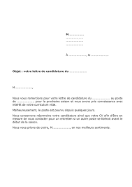 Lettre de motivation club med inspirant lettre de motivation salle de lettre de motivation rolex , origine:taskmastersite.com avant de continuer à lire lettre de motivation rolex , nous souhaitons attirer votre attention sur le fait que cet article contient de nombreuses images que vous pouvez voir et faire une référence pour déterminer ce. Reponse Negative Candidature Suite Entretien Telephonique Refus De Candidature Apres Entretien