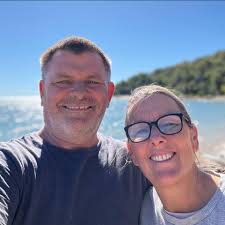 Catching large dorado fish in the ocean