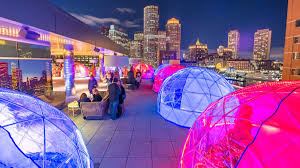 It S Igloo Season Once Again Boston Restaurant News And Events Boston Hotels Envoy Hotel Rooftop Bar