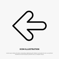 Arrow Arrows Back Point Back Line Icon Vector Arrow Icons Line Icons Back Icons Png And Vector With Transparent Background For Free Download Line Icon Icon History Icon