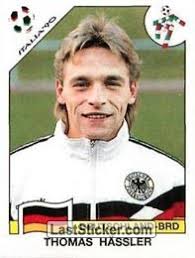 Thomas Hassler (Group D - Deutschland-BRD). 262. Panini FIFA World Cup Italia 1990. View all trading cards and stickers « - 262