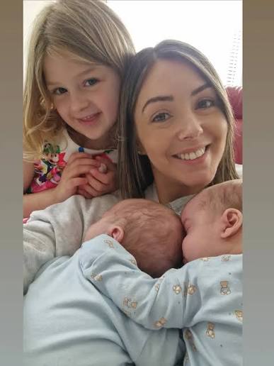 Mater | Miracle triplets are the best gift imaginable for first-time mum  Melinda Lombardo-Vosolo this Mother's Day. ❤️ The brothers were  delivered... | Instagram